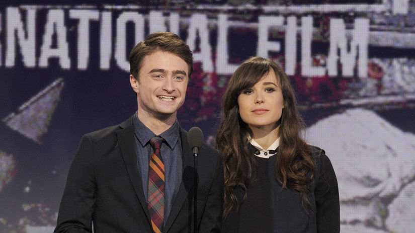 Daniel Radcliffe a herečka Ellen Page