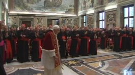 pápež Benedikt XVI., rozlúčka s kardinálmi