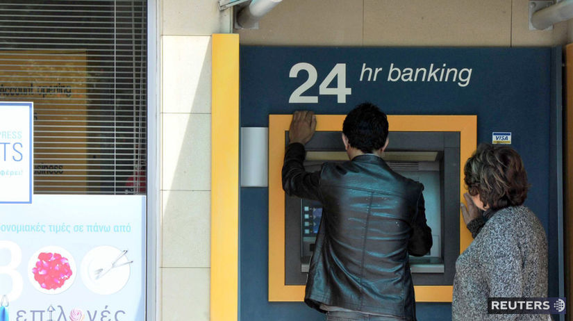 Cyprus, bankomat, pomoc, eurozóna