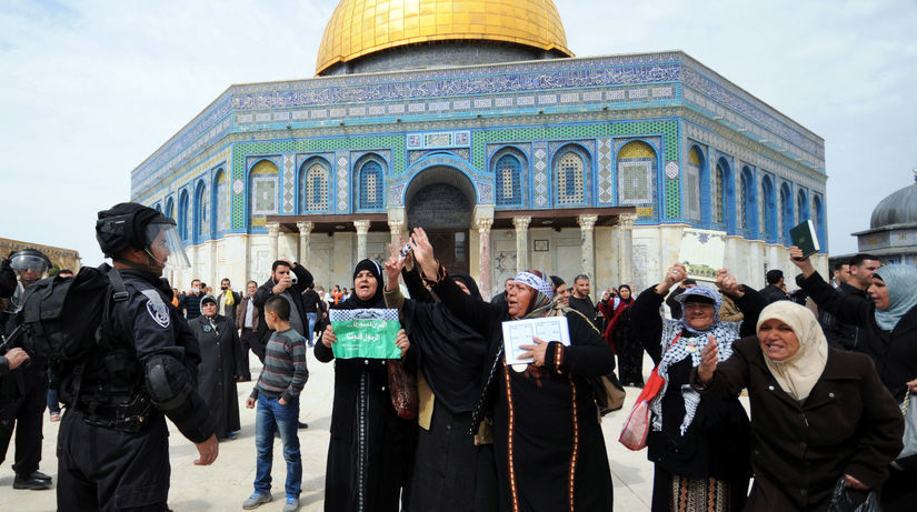 palestína, ženy, al-aksá, jeruzalém