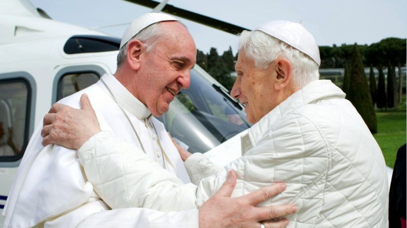 Pápež František, Benedikt XVI.