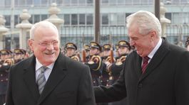 Prvá zahraničná návšteva nového českého...