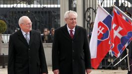Prvá zahraničná návšteva nového českého...