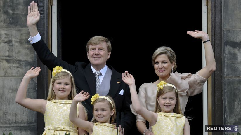 holansko, kral, deti, par, Willem-Alexander,...