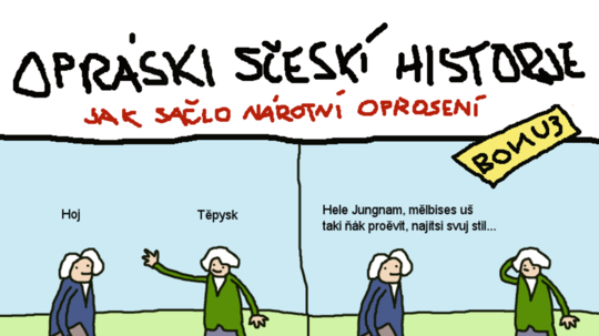 Postava z českého obrodenia Josef Jungmann v...