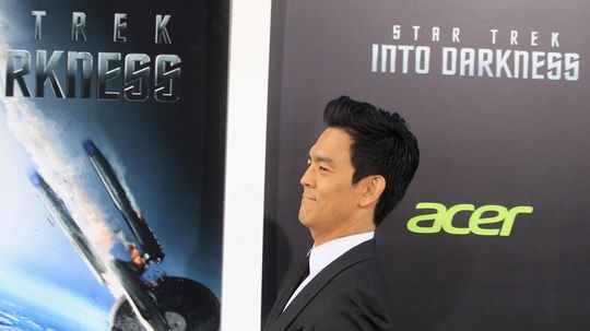 Herec John Cho pózuje na premiére filmu Star...