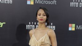 Herečka Zoe Saldana prišla na premiéru filmu...