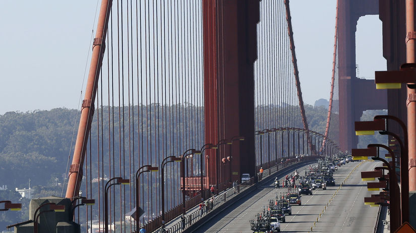 Záverečná etapa viedla aj cez Golden Gate...