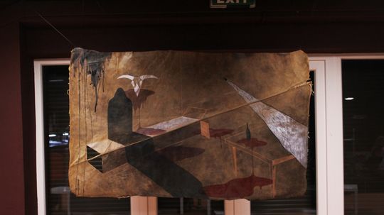 Jedno z vystavených diel - autor - Soňa...