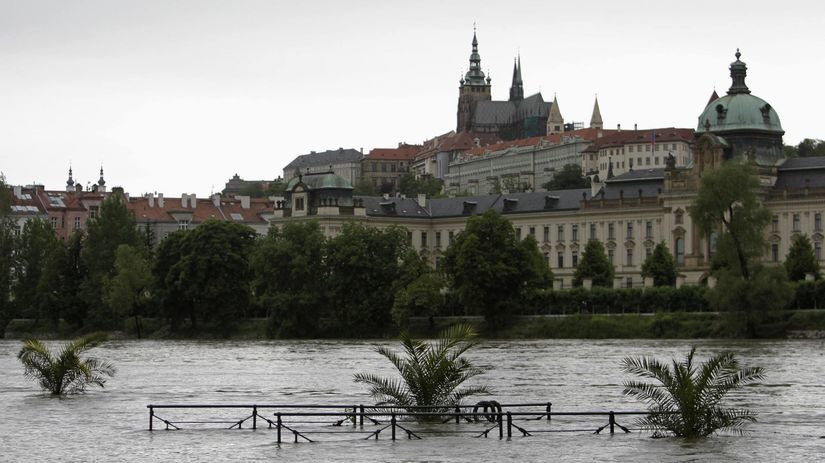 Praha, povodne, Vltava