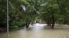 Devín, povodne, záplavy