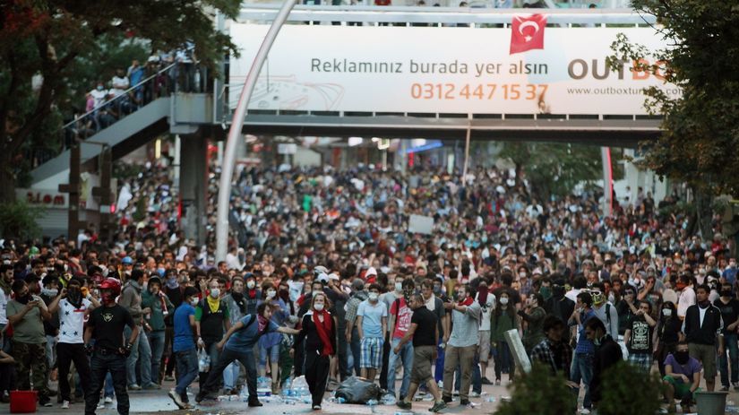 Turecko, protesty