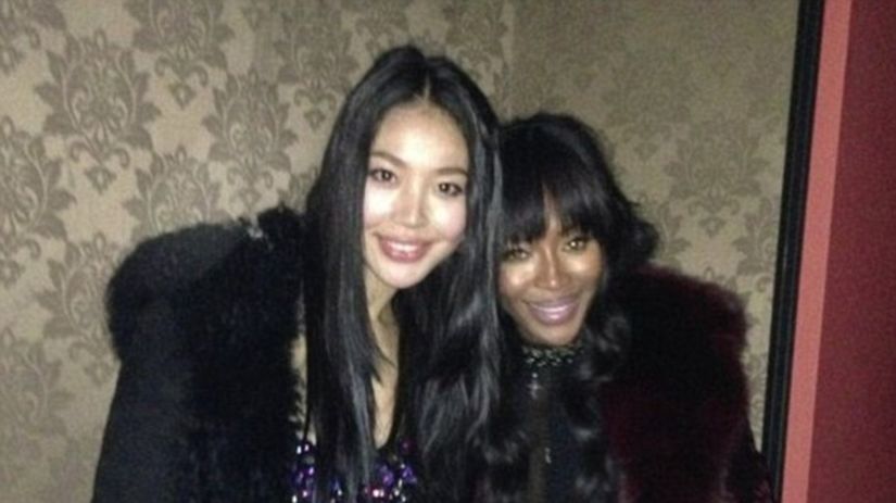 Naomi Campbell a Luo Zilin