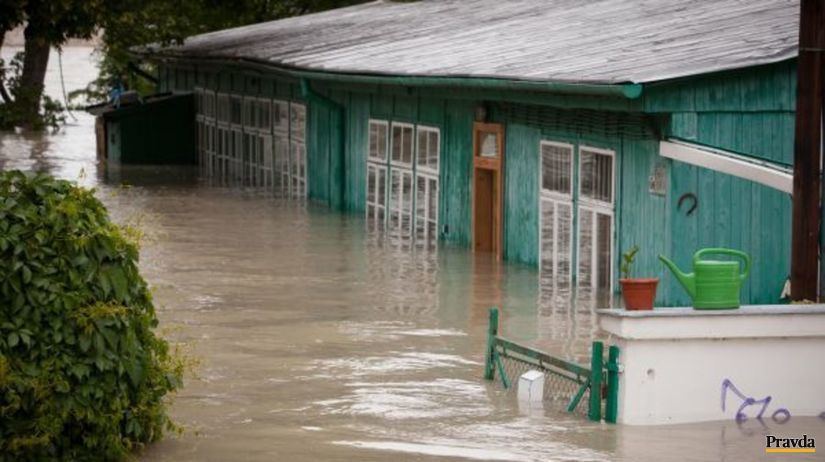 záplavy, domy