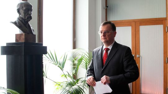 Český premiér Petr Nečas