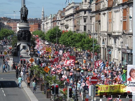Dublin, protest proti potratom