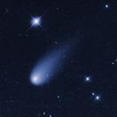 ISON, kométa, hubblov teleskop, vesmír