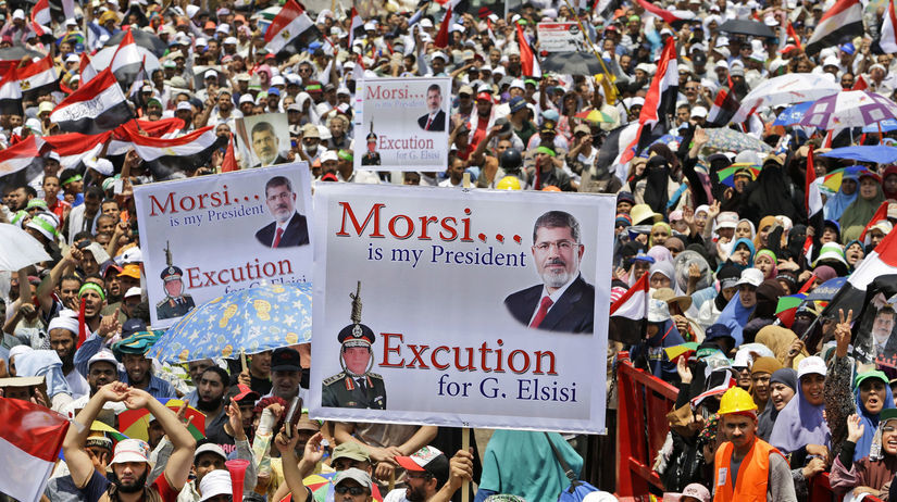 Egypt, demonštrácia, Mursí