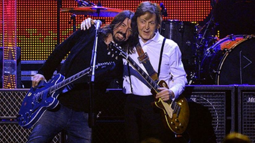 Paul Mc Cartney Dave Grohl