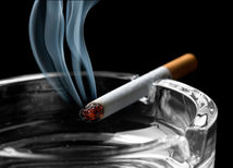 cigareta, fajčenie, nikotín, dym, popolník