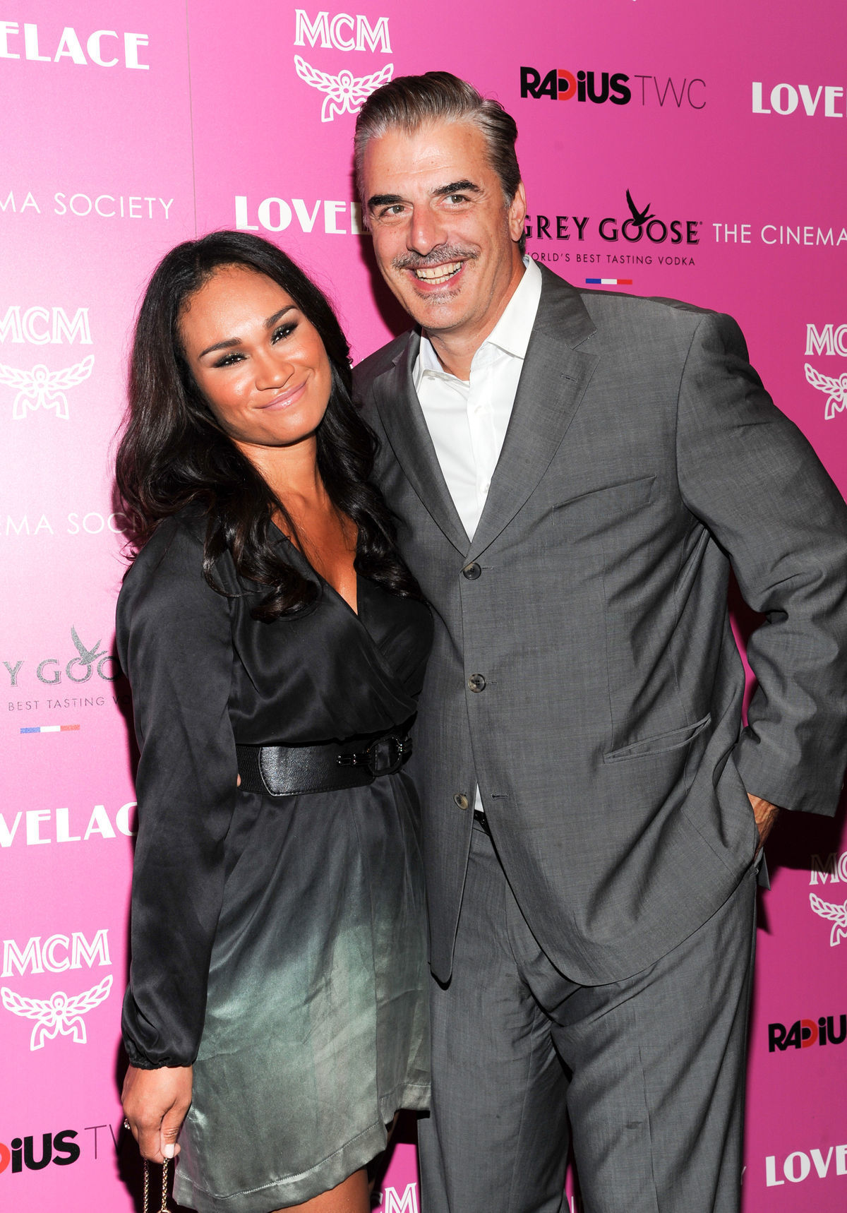 Herec Chris Noth a jeho manželka Tara Wilson.