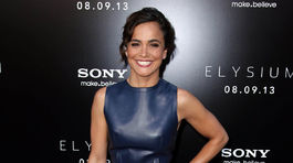 Herečka Alice Braga v šatách Calvin Klein. 