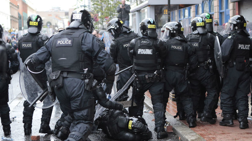 Severné Írsko, policajti, Belfast