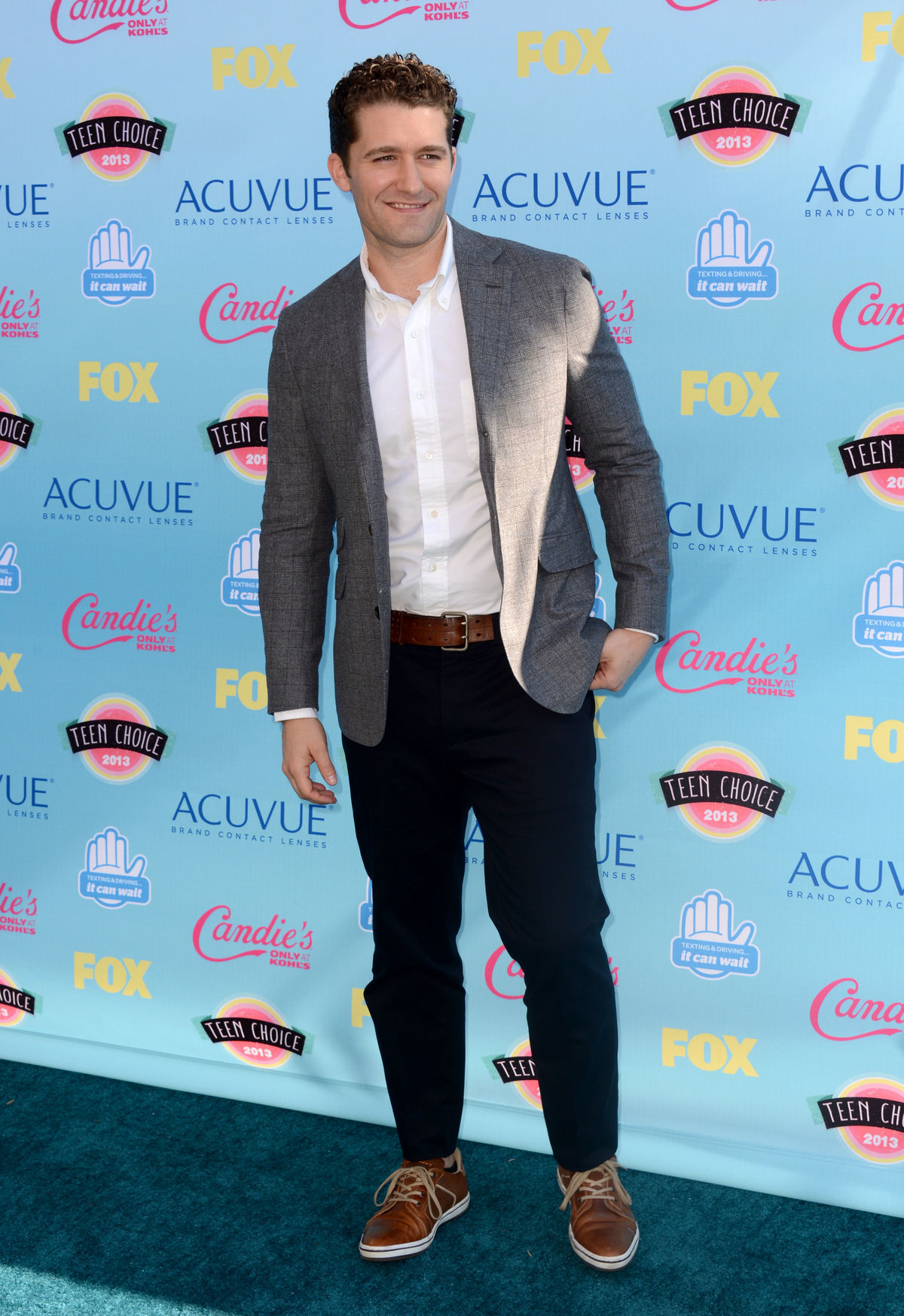 Herec a hudobník Matthew Morrison zo seriálu Glee.