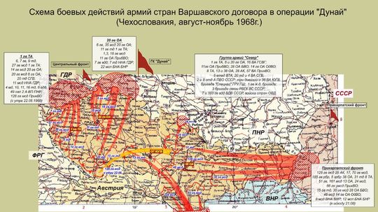 Mapa operácie Dunaj