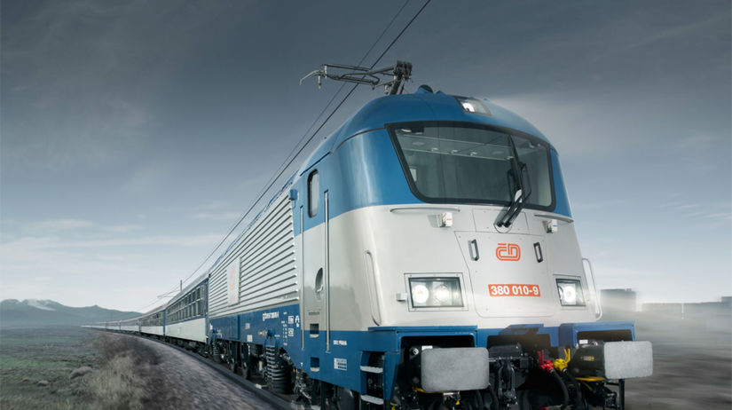 vlak, lokomotíva Škoda Transportation 109 E,...