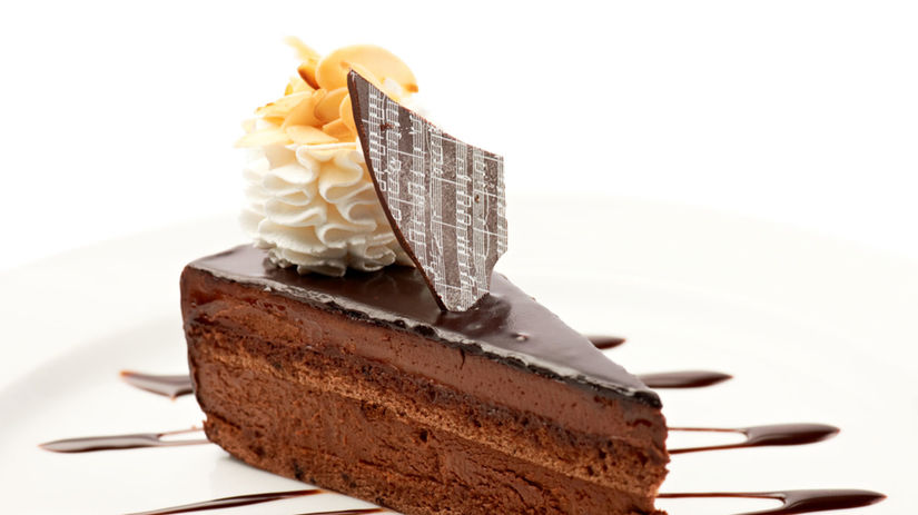 dezert, čokoládová torta, sladkosti