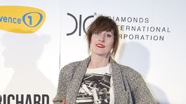 Moderátorka a speváčka Klára Výtisková. 