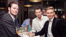 Tomáš Antálek, Matej Chren a Tomáš Surovec. 