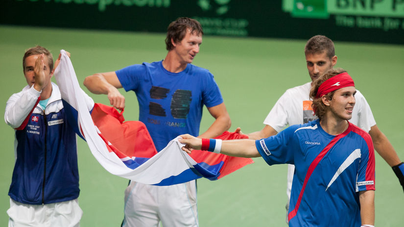 Slovenskí tenisti, radosť