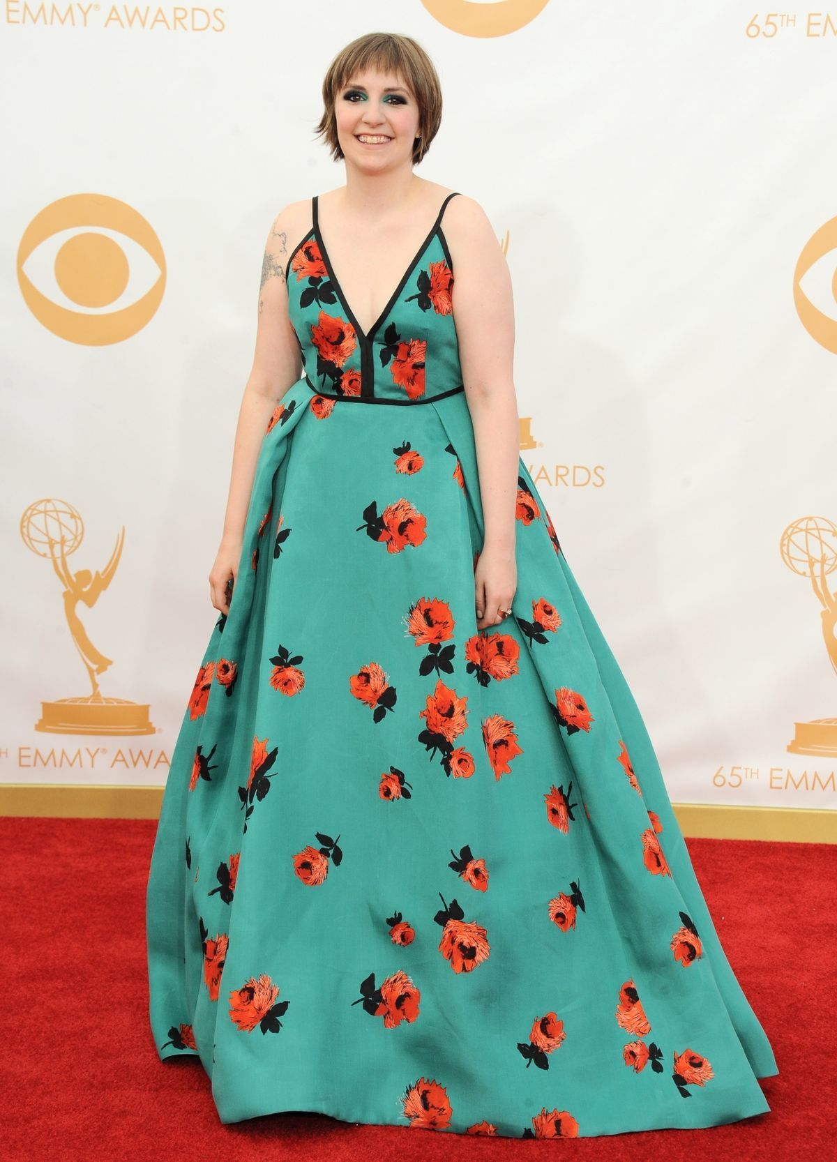 Herečka Lena Dunham v šatách z dielne značky...
