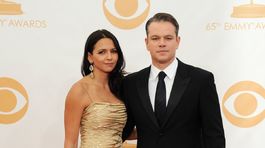 Matt Damon s manželkou Lucianou Barroso