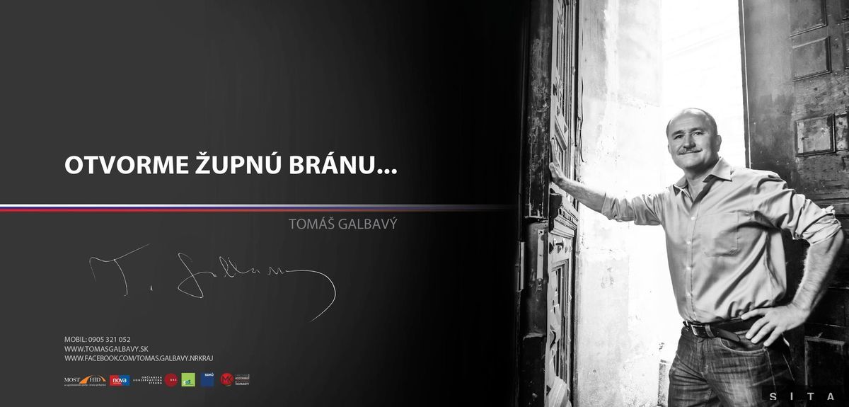Kandidát na župana Tomáš Galbavý.