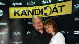 Marián Labuda mladší s manželkou Andreou