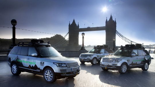 Range Rover Hybrid on the Silk Trail 2013...