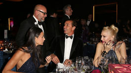 Demi Moore, hudobník Gavin Rossdale a jeho manželka Gwen Stefani