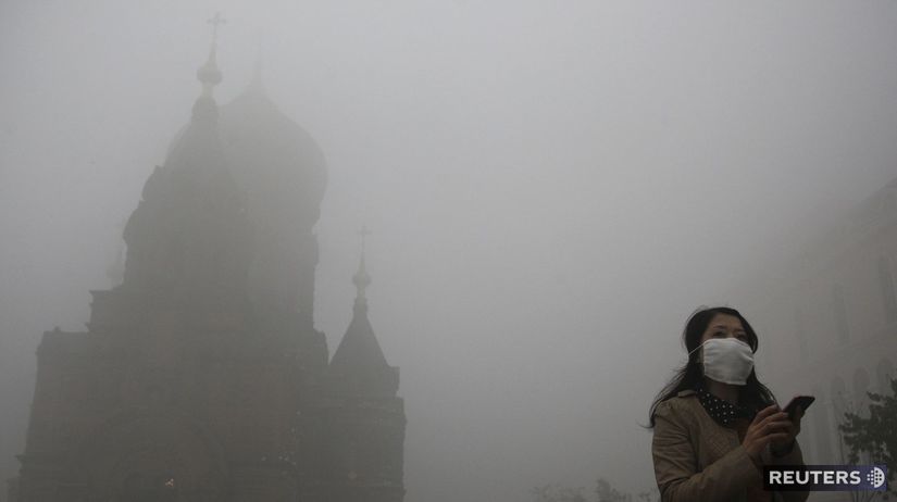 Čína, smog