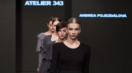 Ateliér 343 - kolekcia Andrea Pojezdálová - Fashion LIVE! Black Stage 2013