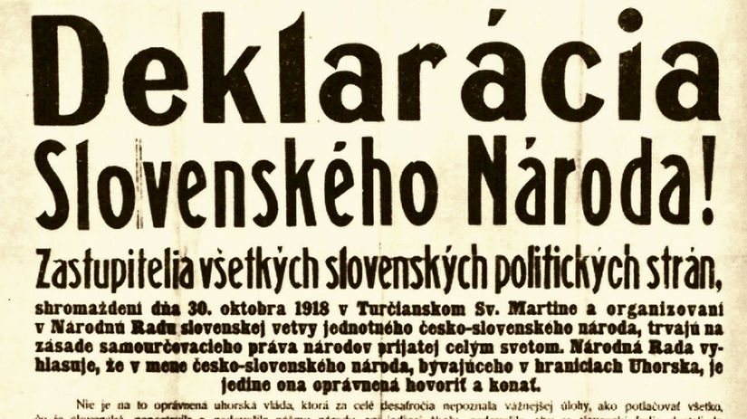 Slovenská národná rada deklarovala 30. októbra...