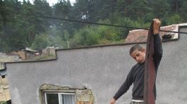 Deti v rómskej osade v Kojaticiach.