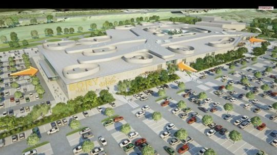 Vizualizácie centra Bory Mall.