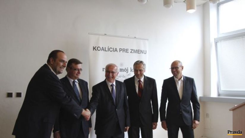 SDKÚ, KDH, SaS a Most-Híd dohodou o spoločnom...