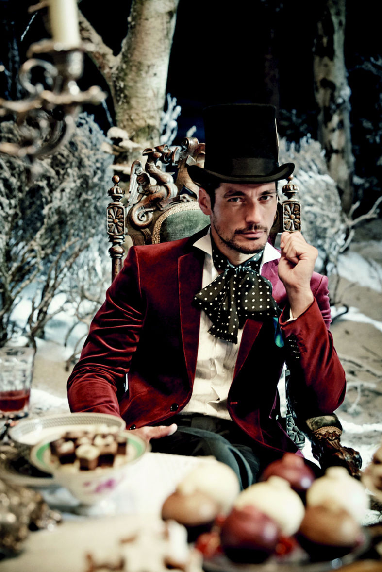 Model David Gandy ako tvár vianočnej reklamnej...