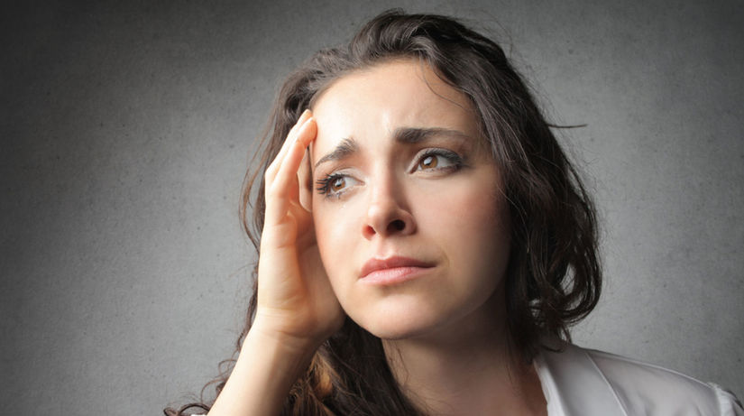 nešťastná žena, problém