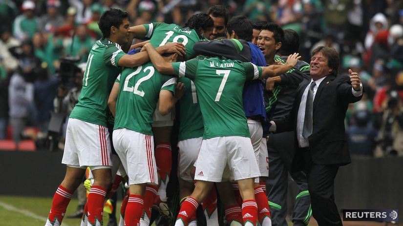 mexiko, radosť, futbal