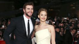 Jennifer Lawrence a jej kolega Liam Hemsworth